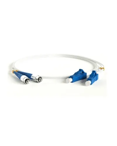 FC-D2-9A1-FC/UR-LC/UR-H-1M-LSZH-WH. Патч-корд волоконно-оптический FC-LC. Hyperline в Ангарске