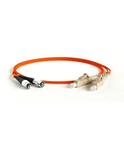 FC-D2-50-FC/PR-LC/PR-H-3M-LSZH-OR. Патч-корд волоконно-оптический многомодовый. Hyperline в Ангарске