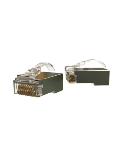 PLEZ-8P8C-UA-C6-SH-100 (100 шт). Разъем RJ-45. Hyperline в Ангарске
