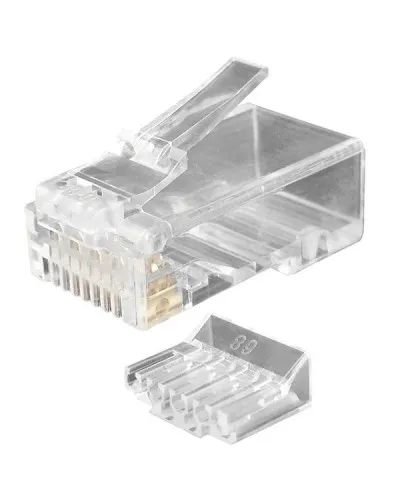 PLUG-8P8C-UV-C6-100 (100 шт). Разъем RJ-45. Hyperline в Ангарске