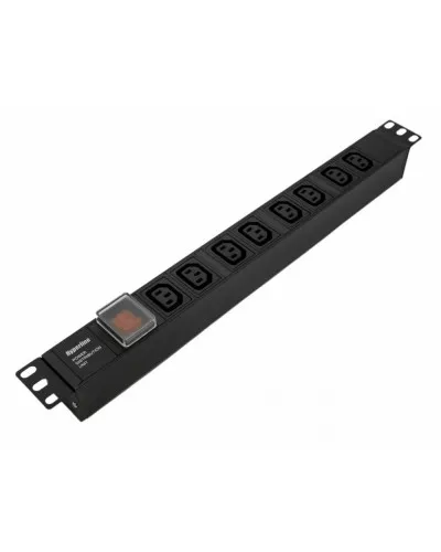 SHE19-8IEC-S-IEC. Блок розеток 19. Hyperline в Ангарске