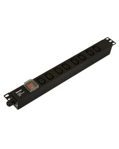 SHE19-8IEC-S-CB. Блок розеток 19. Hyperline в Ангарске