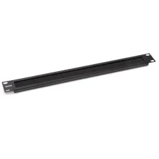 BPB19-1U-RAL9004 (BPB19-1U-RAL9005). Фальш-панель с щёточным вводом. Hyperline