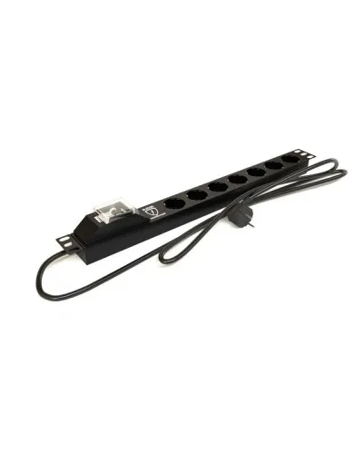 SHE19-7SH-BF-2.5EU. Блок розеток 19. Hyperline в Ангарске