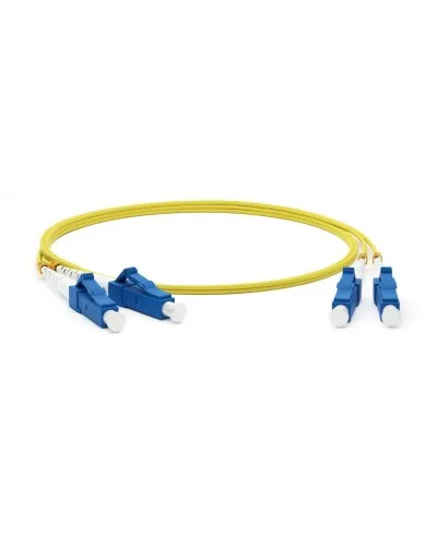 FC-D2-9-LC/UR-LC/UR-H-20M-LSZH-YL. Патч-корд волоконно-оптический одномодовый. Hyperline в Ангарске