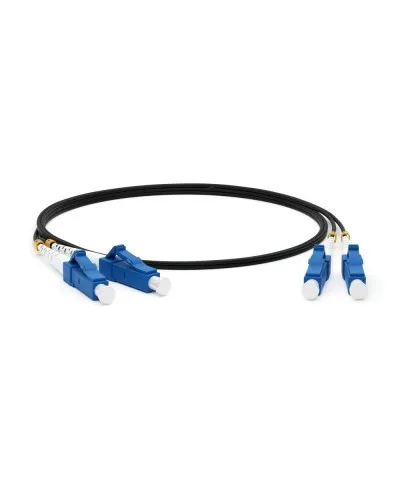 FC-D2-9-LC/UR-LC/UR-H-25M-LSZH-BK. Патч-корд волоконно-оптический одномодовый. Hyperline в Ангарске