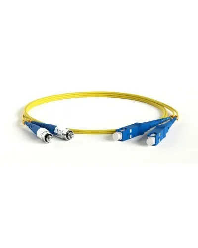 FC-D2-9-FC/UR-SC/UR-H-2M-LSZH-YL. Патч-корд волоконно-оптический SC-FC. Hyperline в Ангарске