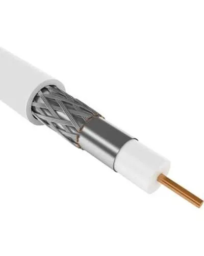 GENERICA RG6 медный 75Ом FPE PVC белый (CC3-R6F1-111-300-G). Кабель коаксиальный медный. IEK в Ангарске