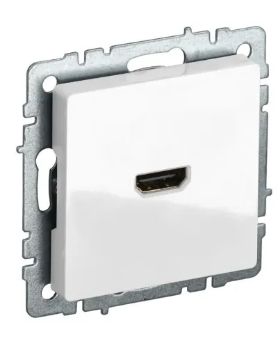 Розетка HDMI РHDMI-0-БрБ белая BRITE (BR-H10-K01). Розетка HDMI. IEK в Ангарске