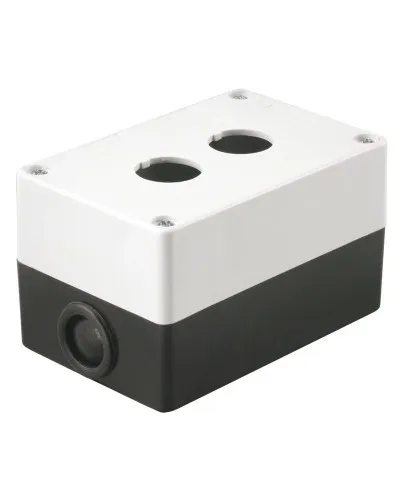 Корпус КП102 для кнопок 2 места белый (BKP10-2-K01). Корпус для кнопочных постов. IEK в Ангарске