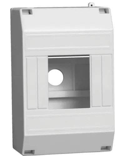 Корпус пластиковый КМПн 1/4 IP20 белый (MKP31-N-04-30-135). Щиток модульный без дверцы, настенный. IEK в Ангарске