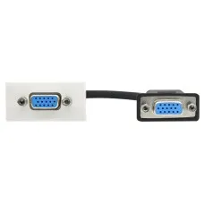 Розетка VGA M/M PRIMER РКМ-20-20-П белый IEK (PR-KK40D-RV-0-2-K01). Розетка. IEK