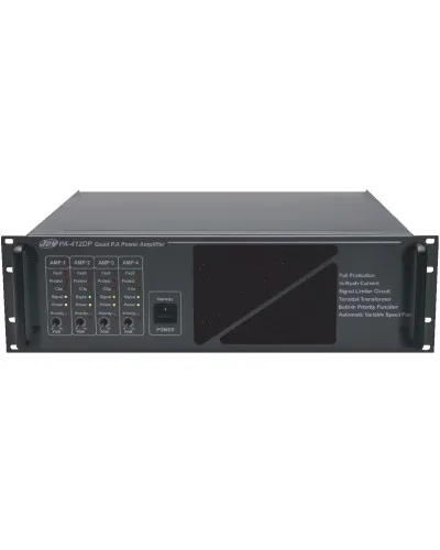 PA-412DP. Усилитель мощности 4-х канальный 4х120 Вт, 100 В. JDM в Ангарске