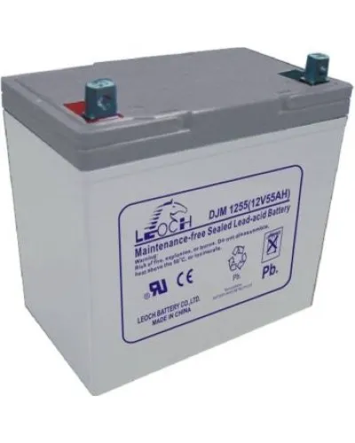 LEOCH DJM 1255. Аккумулятор герметичный свинцово-кислотный. LEOCH в Ангарске