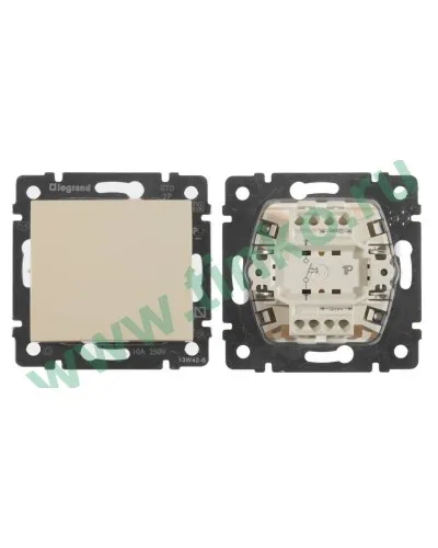Выключатель Valena 1кл., без фиксации, 10А, 250В, слоновая кость (774311). Выключатель. LegranD в Ангарске