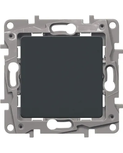 Выключатель 10AX-250В ETIKA, антрацит (672601). Выключатель. LegranD в Ангарске