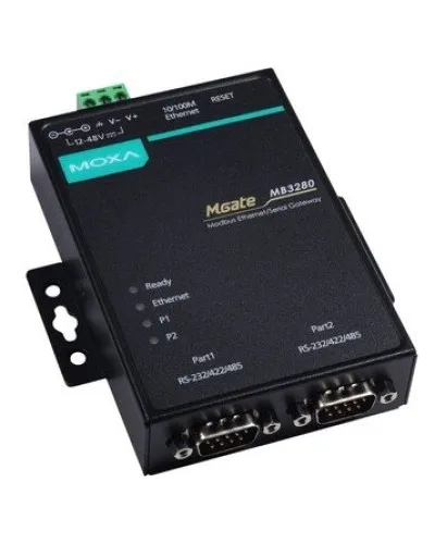 MGate MB3280. 2-портовый преобразователь протоколов. MOXA в Ангарске
