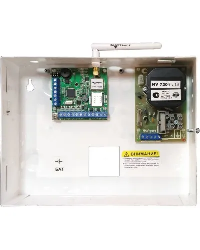 NV 1010c. Устройство оконечное объектовое приемно-контрольное c GSM коммуникатором. NAVIgard в Ангарске