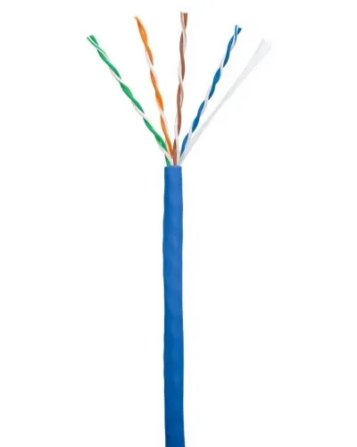 U/UTP 4pair, Cat5e, In, PVC (CCA-UU004-5E-PVC-BL). Кабель «витая пара» (LAN) для структурированных систем связи. NETLAN в Ангарске