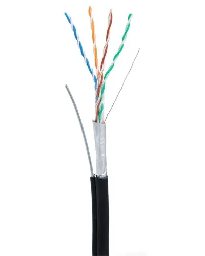 F/UTP 4pair, Cat5e, Out, Sw (EC-UF004-5E-PE-SW-BK). Кабель «витая пара» (LAN) для структурированных систем связи. NETLAN в Ангарске