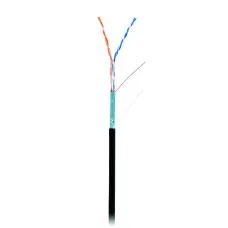 F/UTP 2pair, Cat5, Out, PE (EC-UF002-5-PE-BK). Кабель «витая пара» (LAN) для структурированных систем связи. NETLAN