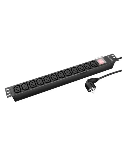 NTSS-PDU-DA2039 гор.размещ. 12xC13 базовые 16A Schuko 2м. Блок розеток 19. NTSS в Ангарске