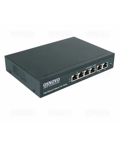 SW-20600/A(80W). Коммутатор Fast Ethernet на 6 портов. OSNOVO в Ангарске
