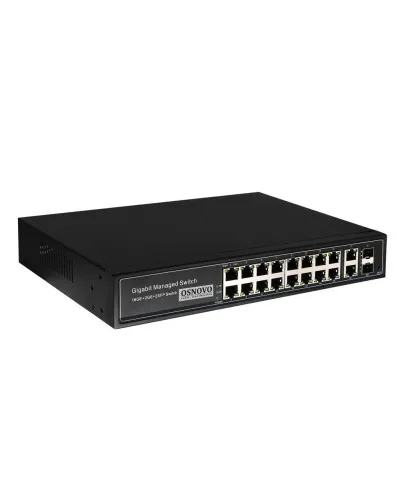 SW-8182/L(300W). Коммутатор 16-портовый  Gigabit Ethernet с PoE. OSNOVO в Ангарске
