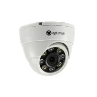 IP-E025.0(2.8)PL_DP03. Видеокамера IP купольная. Optimus