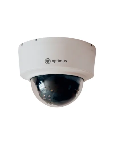 IP-S025.0(2.8)P_V.1. Видеокамера IP купольная. Optimus в Ангарске
