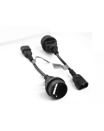 Cord PCM SCUT IEC320 to Type-F. Кабель IEC-320 C14 to Socket Type-F. POWERCOM в Ангарске