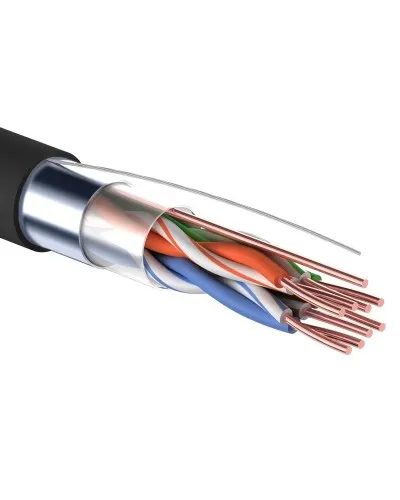 F/UTP 4PR 24AWG, CAT5e. OUTDOOR, 305м. PROconnect (01-0154). Кабель «витая пара» (LAN) для структурированных систем связи. PROCONNECT в Ангарске