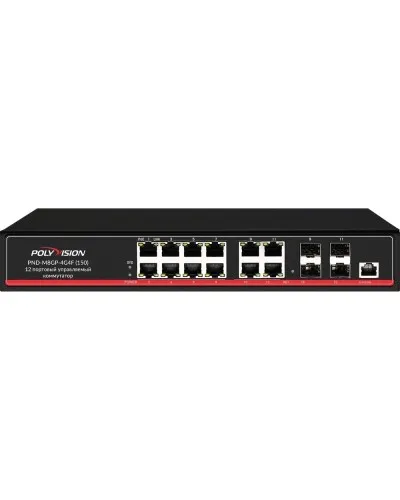 PND-M8GP-4G4F(150). Коммутатор управляемый оптический 12 портовый. Polyvision в Ангарске
