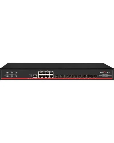 PND-M8G-10F. Коммутатор управляемый оптический 18 портовый. Polyvision в Ангарске