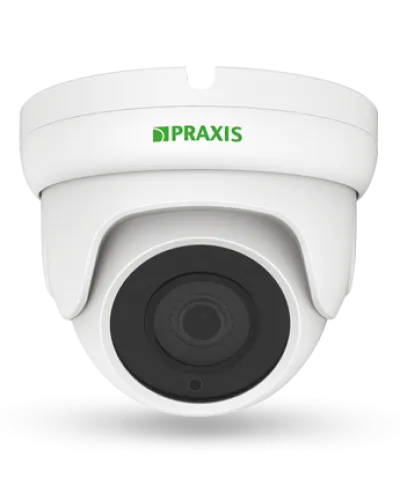 PE-7141IP 2.8. Видеокамера IP купольная. Praxis в Ангарске