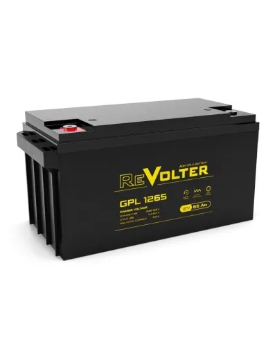 Revolter GPL 1265. Аккумулятор автомобильный герметичный свинцово-кислотный. Revolter в Ангарске
