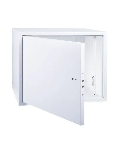 Шкаф телекоммуникационный 19 настенный антивандальный распашной 8U 600×400×450мм,(ШxГxВ) RAL 7035 (04-2252). Шкаф телекоммуникационный 19 настенный 8U. Rexant в Ангарске