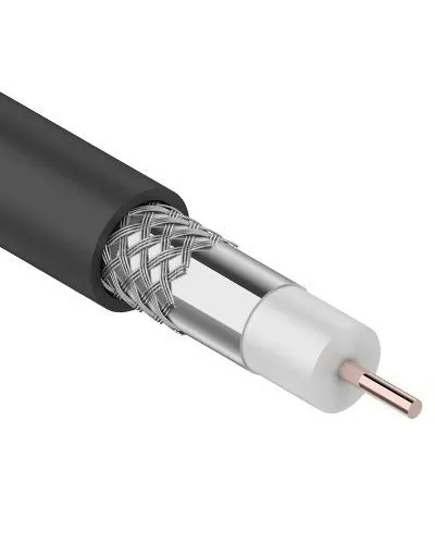RG-6U, 75 Ом, CCS/Al/Al, 64%, 100 м OUTDOOR. REXANT (01-2202). Кабель коаксиальный радиочастотный. Rexant в Ангарске