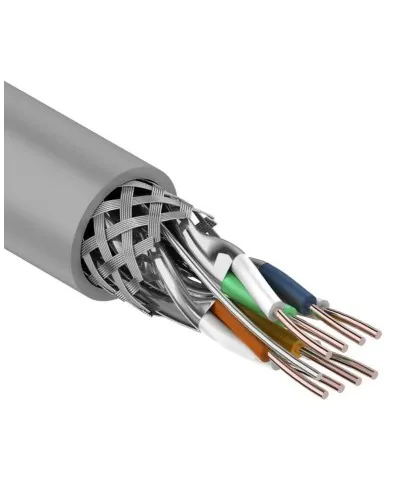 S/FTP, CAT 7, PVC, 4PR, 23AWG, INDOOR, SOLID, серый, 305 м, REXANT (01-0542). Кабель «витая пара» (LAN) для структурированных систем связи. Rexant в Ангарске
