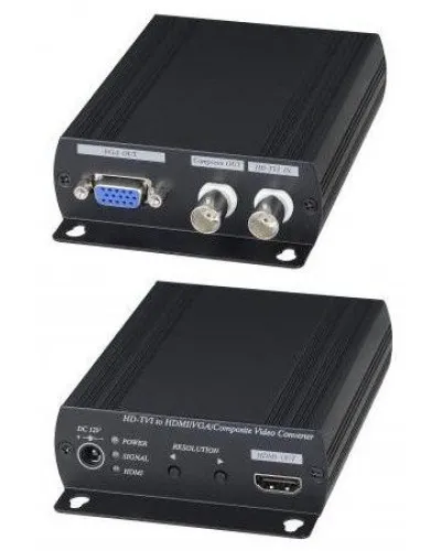 AD001HD4. Преобразователь-разветвитель AHD/HDCVI/HDTVI в HDMI/VGA/CVBS. SC&T в Ангарске