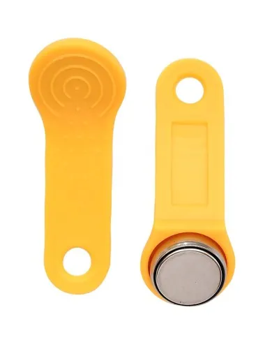 RW 1990 SLINEX (желтый). Ключ электронный Touch Memory с держателем. SLINEX в Ангарске
