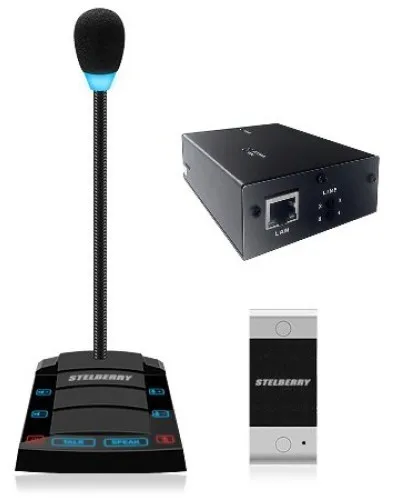 SX-510/1. Устройство переговорное клиент-кассир, дуплексное, с записью переговоров. STELBERRY в Ангарске