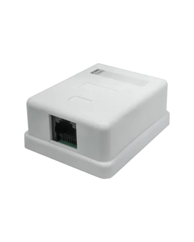 Розетка настенная RJ-45, 8P8C, Cat.5e, 1 порт UTP (10-0307): Компьютерная розетка в Ангарске