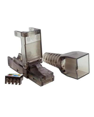 Коннектор 8P8C UTP 6A (RJ-45) безынструментальный (10-0239). Разъем RJ-45. SUPRLAN в Ангарске
