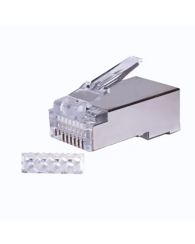 Коннекторы 8P8C FTP Cat.6 3U (RJ-45) (100шт) (10-0202). Разъем RJ-45. SUPRLAN в Ангарске