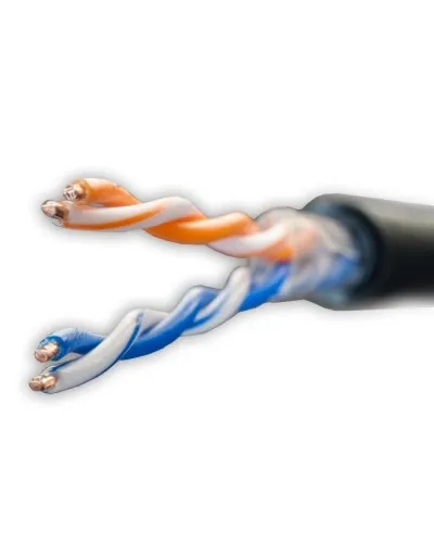 UTP Cat.5e 2x2xAWG24 Cu PE Outdoor Standard (01-0220-1). Кабель «витая пара» (LAN) для структурированных систем связи. SUPRLAN в Ангарске