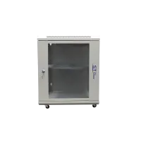 ST-NC12U600 (серый) С ПОЛКОЙ. Шкаф телекоммуникационный 19 настенный 12U. Space Technology