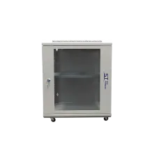 ST-NC12U600 (серый) С ПОЛКОЙ. Шкаф телекоммуникационный 19 настенный 12U. Space Technology