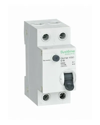 City9 Set 1P+N С 10А 4.5kA 10мА A 230В (C9D51610). Автоматический выключатель дифференциального тока. Systeme Electric в Ангарске