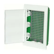 City9 Box IT 36 модулей встраиваемый с белой дверцей, 2 розетки (EZ9E312P2FIT). Щиток модульный. Systeme Electric